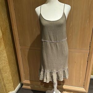 Chic Green Sleeveless Dress